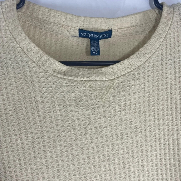 Southern shirt blue sweatshirt washed up beige size medium - Picture 4 of 6